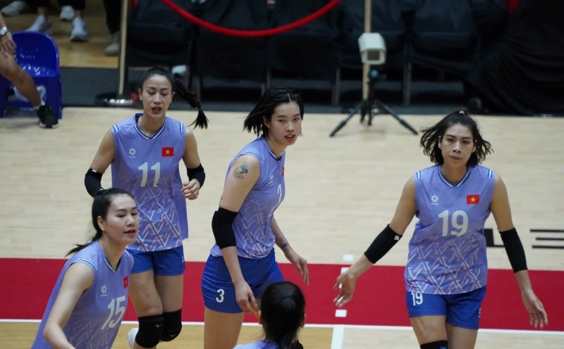 The Vietnam women's volleyball team will meet Kenya at the World Championship. Photo: VFV