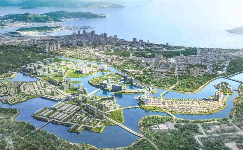Perspective of Nha Trang City's Mixed-use Urban Area. Photo: Huu Long