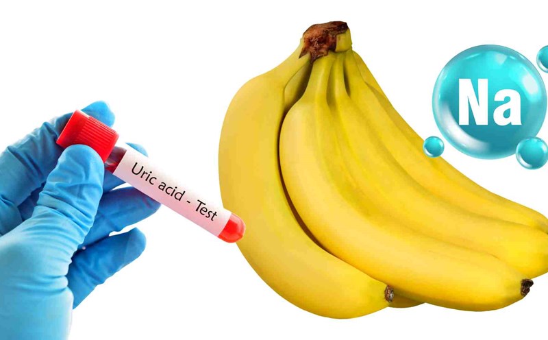 Eating bananas in moderation can help reduce uric acid. Graphics: Ha May