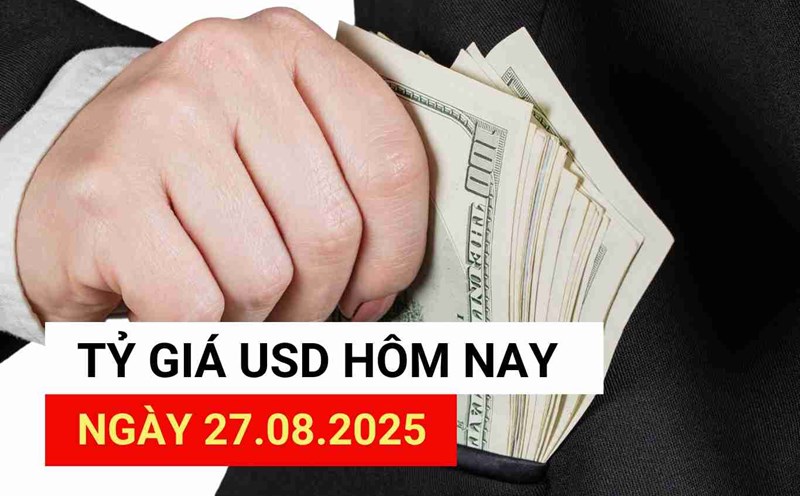 USD exchange rate today, August 27, 2025.