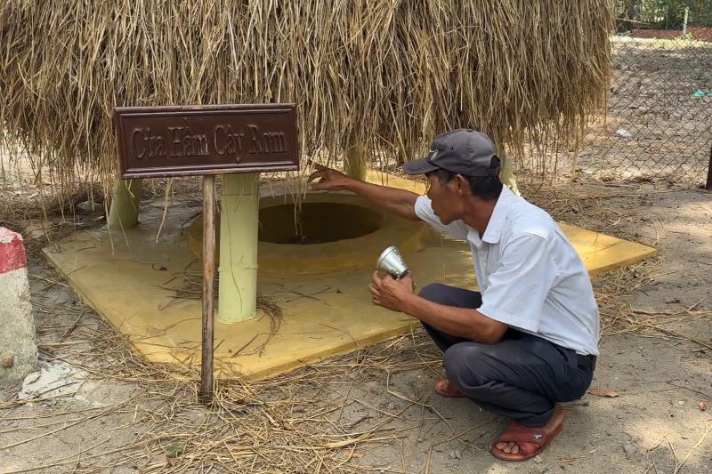 32km of dirt in the heart of Quang. Photo: Tran Thi