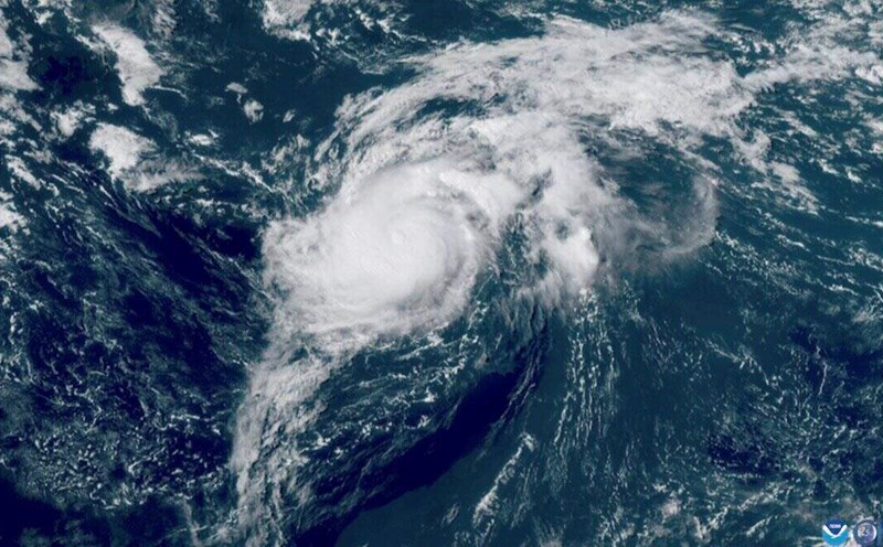 Hurricane Fernand moves in the Atlantic. Photo: NOAA