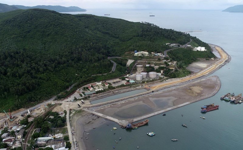 A corner of Lien Chieu seaport (Da Nang city). Photo: VNA