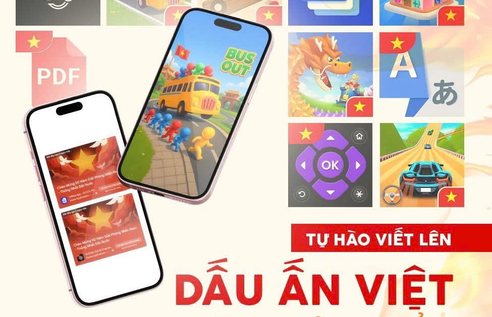 The campaign "Proud of Vietnam - Dyeing cyberspace in red" aims to spread the spirit of patriotism on the occasion of the 80th anniversary of the August Revolution and National Day on September 2. Photo: Department of Culture, Sports and Tourism