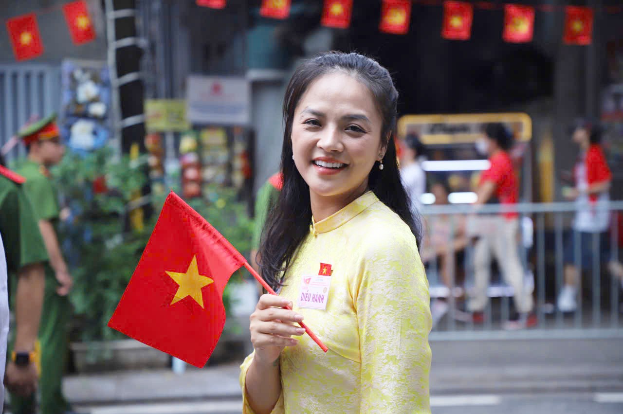 Actress Thu Quynh. Photo: Le Tuyen