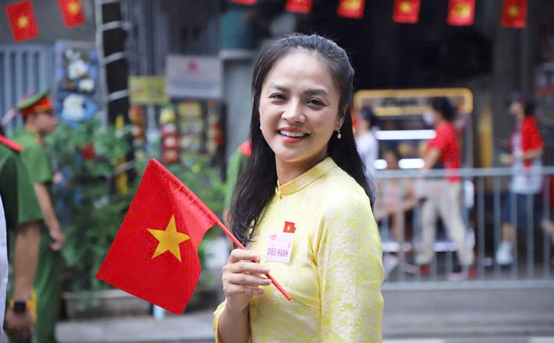 Actress Thu Quynh. Photo: Le Tuyen
