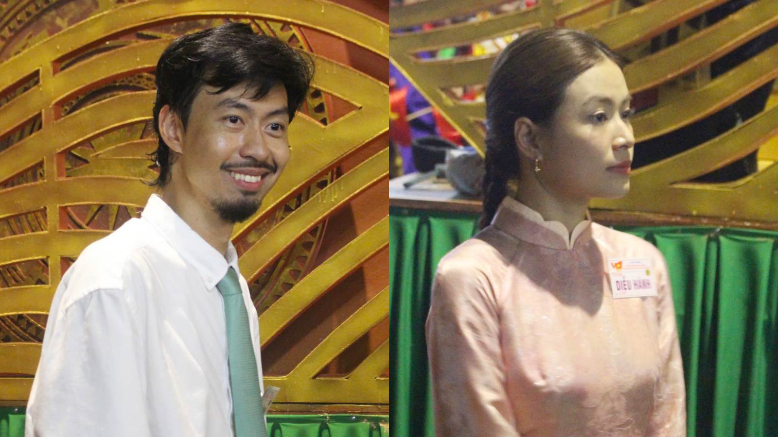 Den Vu and Hoang Thuy Linh. Photo: Le Tuyen