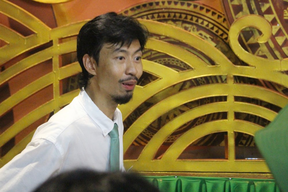 Rapper Den Vau hao hung tham gia so duyet. Anh: Le Tuyen