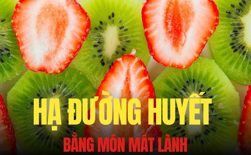 Lower blood sugar thanks to nutritious, refreshing dishes. Graphics: Tra My