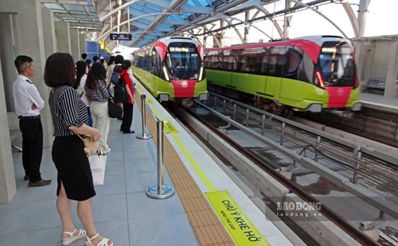 Tonight, the Hanoi urban railway will operate until 24h. Photo: To The