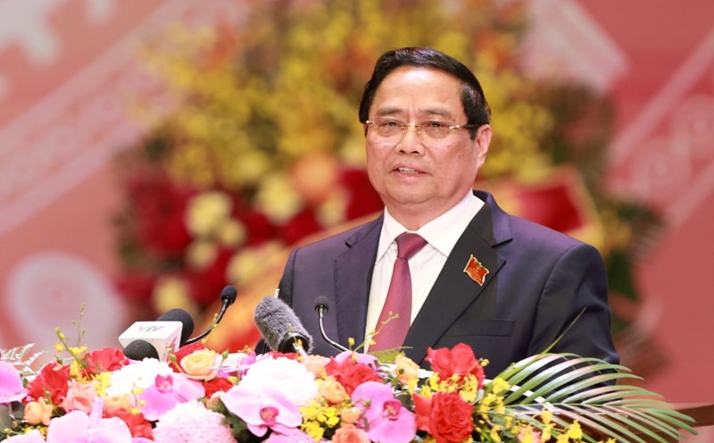 Prime Minister Pham Minh Chinh speaks at the 80th Anniversary of the Government of the Socialist Republic of Vietnam on August 20, 2025. Photo: VGP/Nhat Bac