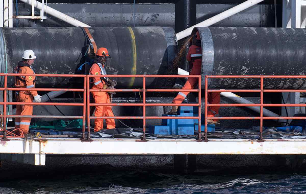 Nord Stream 2 pipeline under construction. Photo: TASS