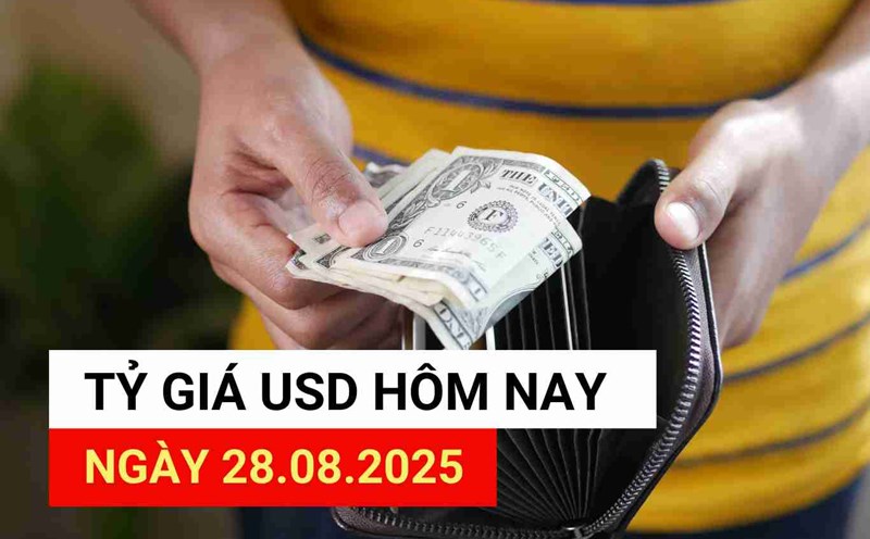 USD exchange rate today, August 28, 2025.