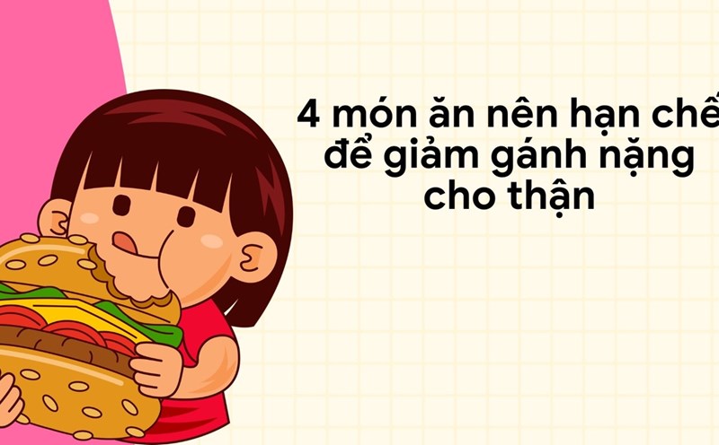 Eating a lot of processed foods is not good for the kidneys. Graphic photo: Huong Son