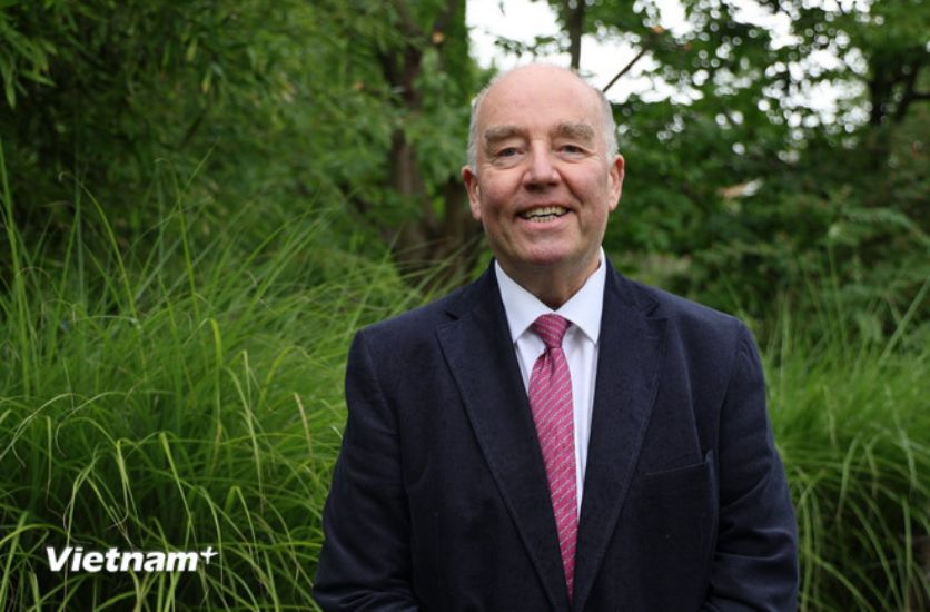 Sr. Rolf Schulze - Presidente de la Asociacion Alemana-Vietnamita ex Embajador de Alemania en Vietnam. Foto: TTXVN