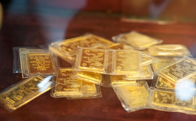 Domestic gold prices on the morning of August 28 traded around 126-128 million VND/tael (buy in - sell out). Photo: Hai Nguyen