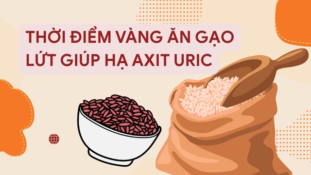 Brown rice contains many nutrients that are good for digestion, effectively supporting uric acid control. Graphic photo: Huong Son
