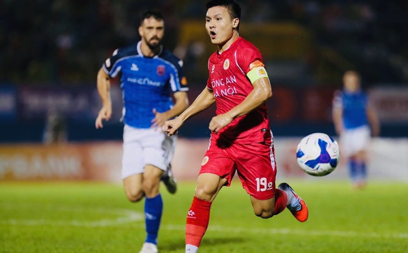 According to the match schedule on August 28, Hanoi Police will meet Hanoi FC. Photo: Thanh Vu