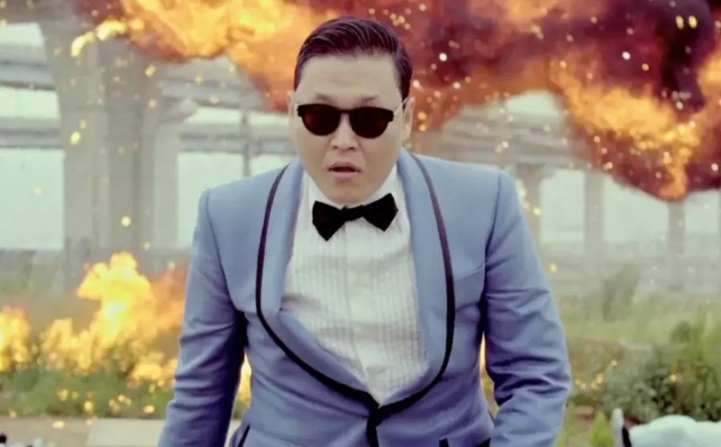 PSY in the MV Gangnam style. Photo: Cut from video