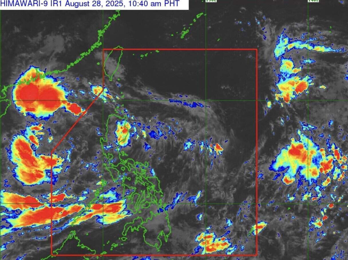 The tropical depression in the East Sea is forecast to strengthen into a storm on August 29. Photo: PAGASA
