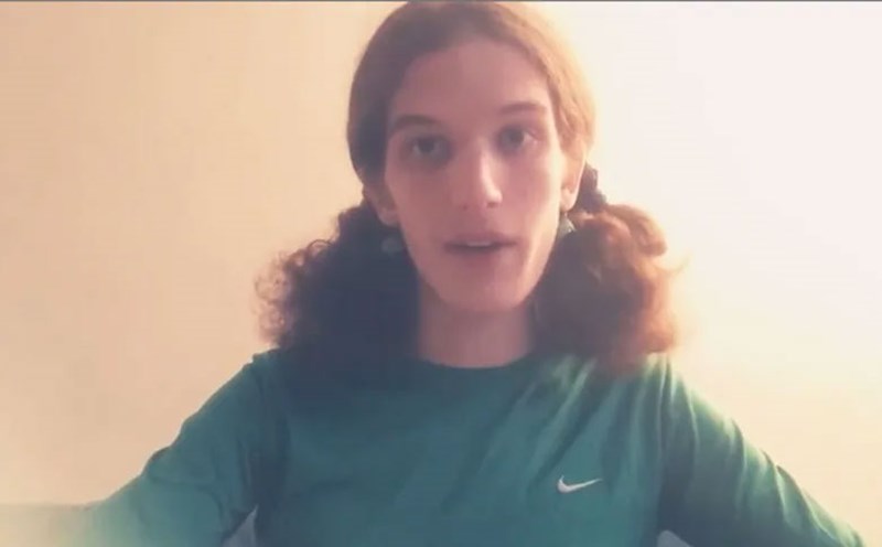 Suspect Robin Westman in the shooting on August 27 in Minneapolis (USA). Photo cut from the video recorded by the suspect himself