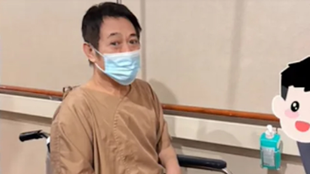 Image of Ly Lien Kiet at the hospital. Screenshot of HK01