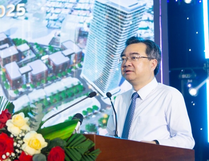 Truong ban Chinh sach, Chien luoc Trung uong Nguyen Thanh Nghi phat bieu tai su kien. Anh: Truong An
