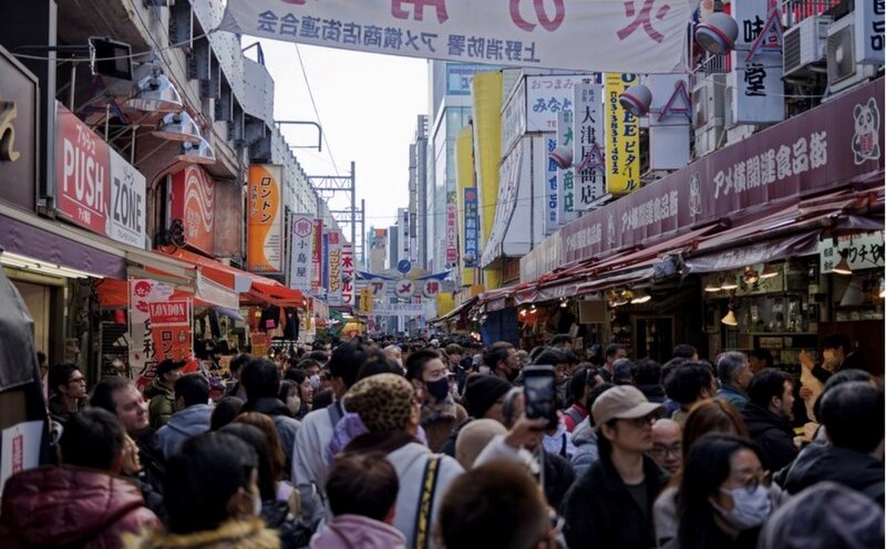 Bustling streets in the capital Tokyo, Japan. Photo: Xinhua