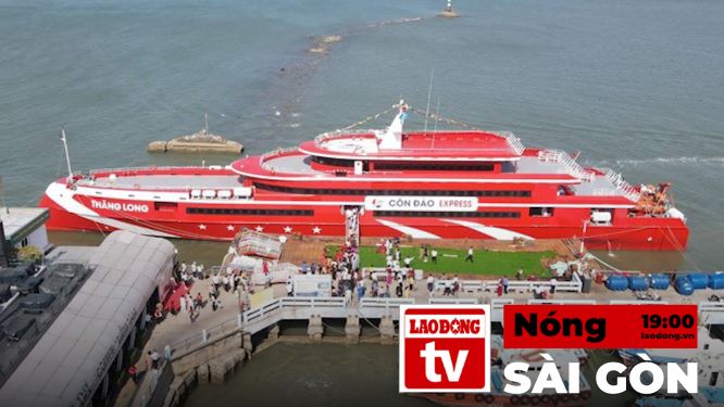 Hot Saigon: Temporarily suspending the operation of the Vung Tau - Con Dao high-speed train route from September 3