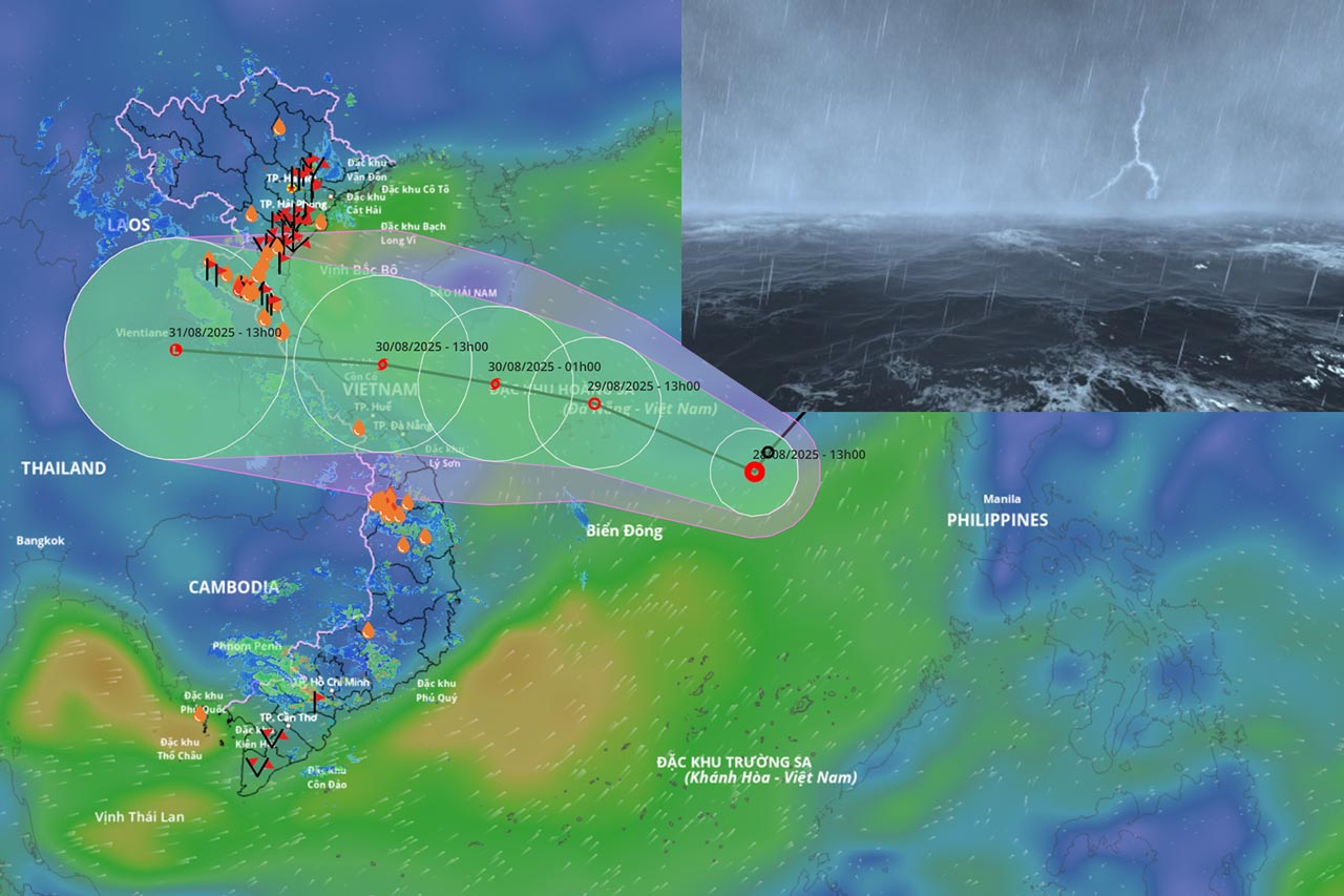 Tropical depression in the East Sea is about to move faster and increase in intensity