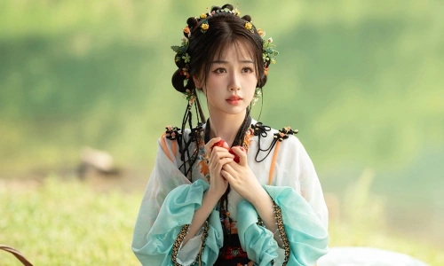 Actress Ngu Thu Han. Photo: VieOn.