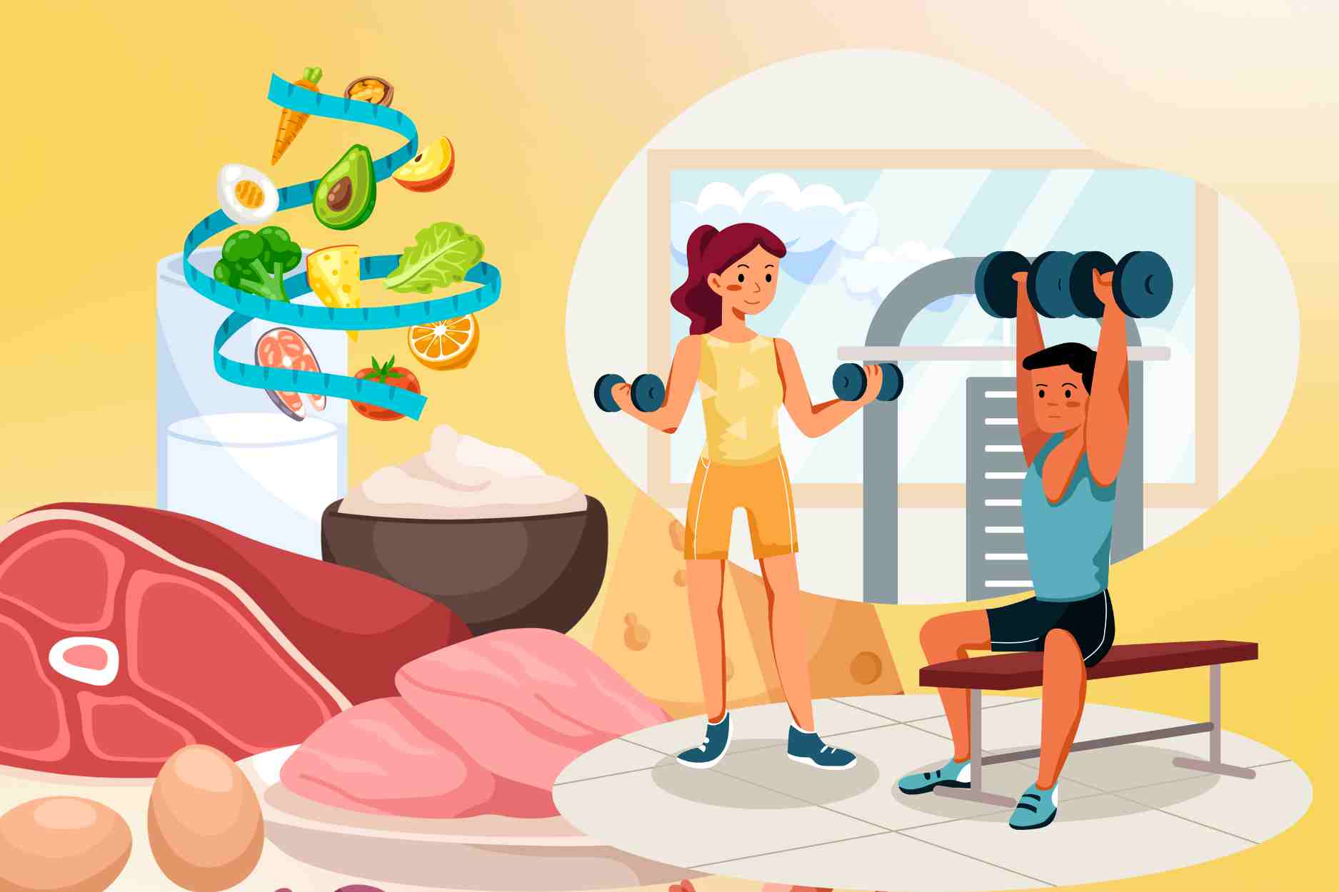 Tips for a nutritional plan to help gym goers gain muscle while keeping their kidneys healthy