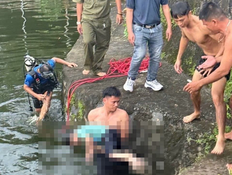 The Fire Fighting and Rescue Team of Area 5 found the body of a 5-year-old boy who had drowned and brought it to shore. Photo: M.C