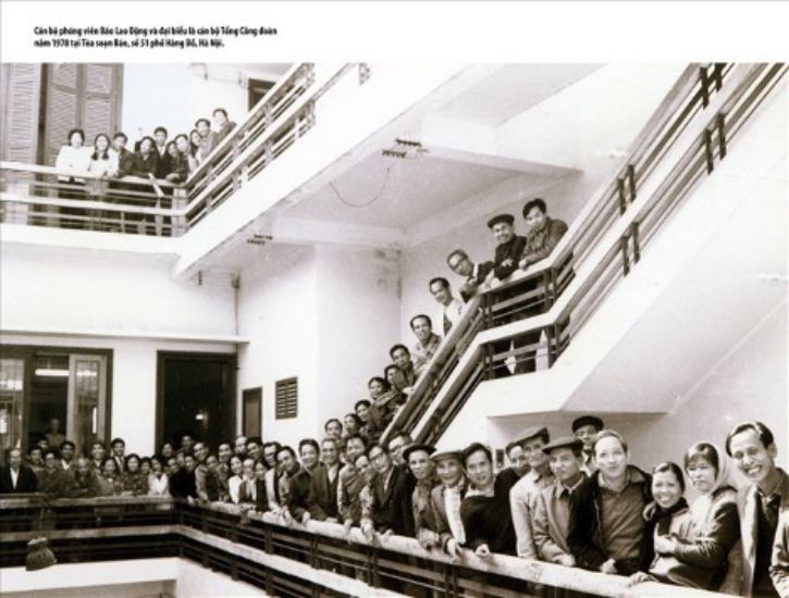 51 Hang Bo 본사는 여러 세대의 노동 신문과 함께 해왔습니다. 사진: Hoang Luat