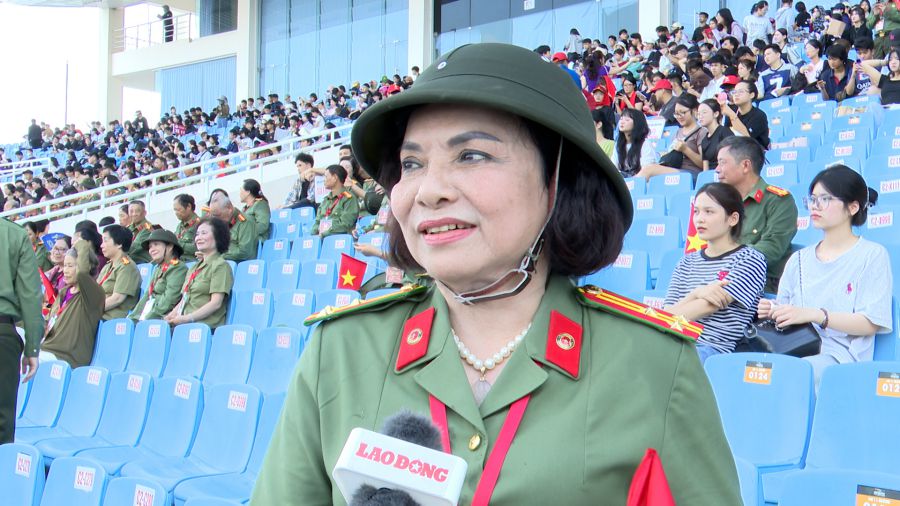 Lieutenant-colonel Nguyen Thi Thanh (nee en 1955) - ancienne chef adjointe du departement de l'hopital de medecine traditionnelle ministere de la Securite publique. Photo : Linh Trang