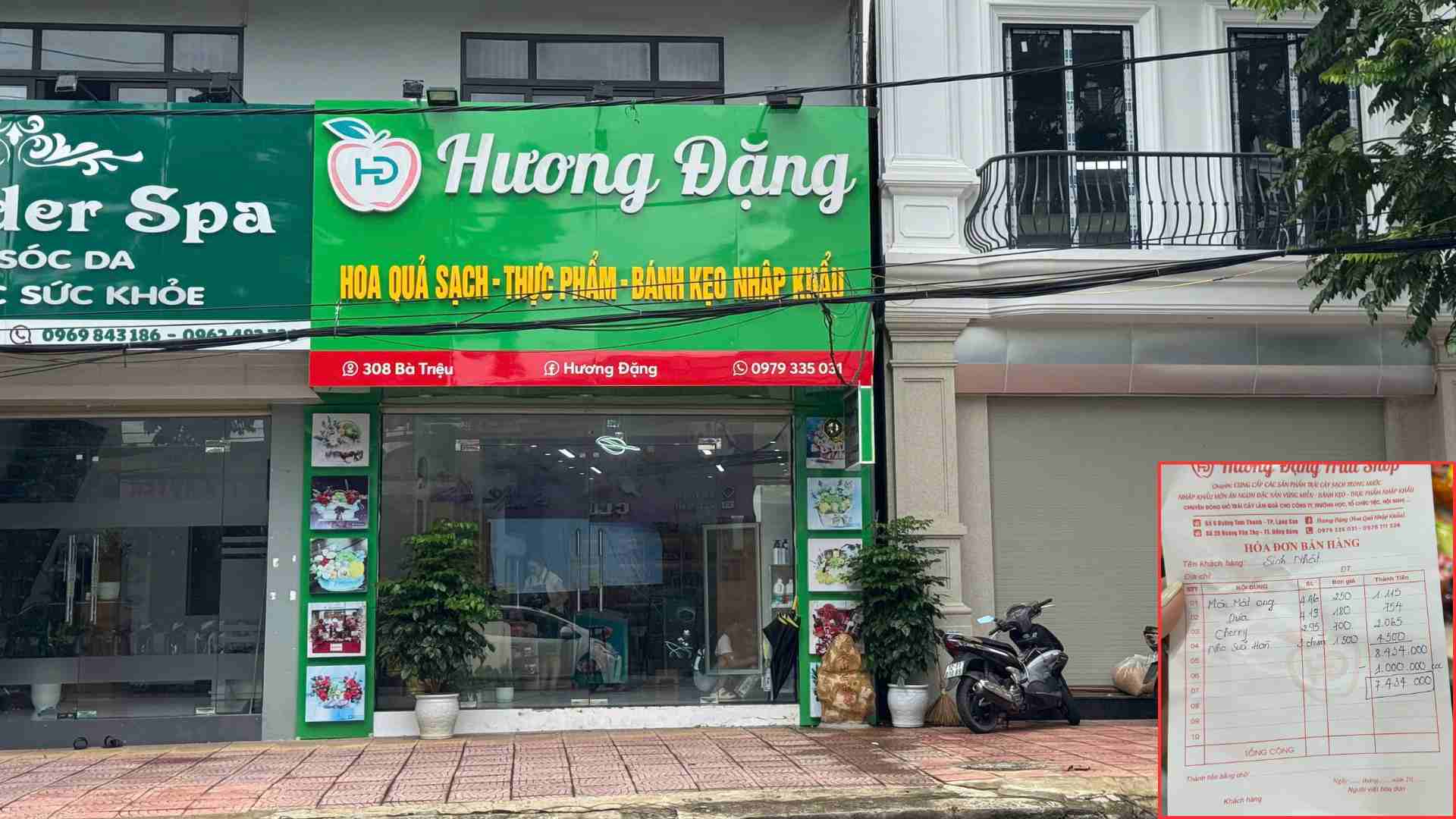 Un magasin de fruits avec l'affaire de 3 pots de raisins a 4 5 millions de VND a fait sensation dans l'opinion publique ces derniers jours. Photo : Khanh Linh