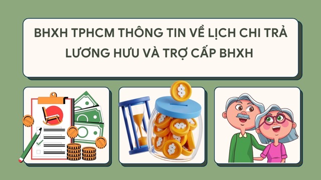 Ho Chi Minh City Social Insurance announces pension and social insurance allowance payment schedule for September 2025. Graphic photo: Huong Son