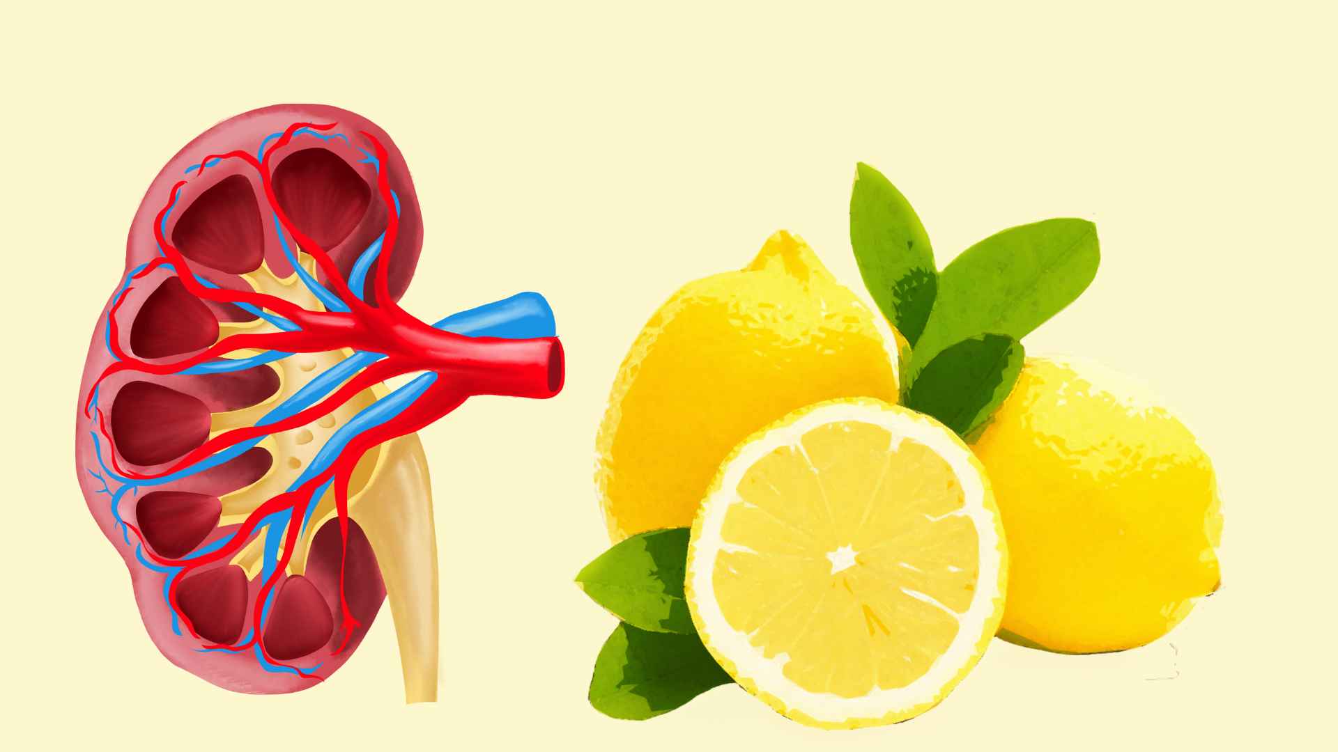 Lemon helps purify the kidneys and effectively prevent stones. Graphic photo: Hoang Loc