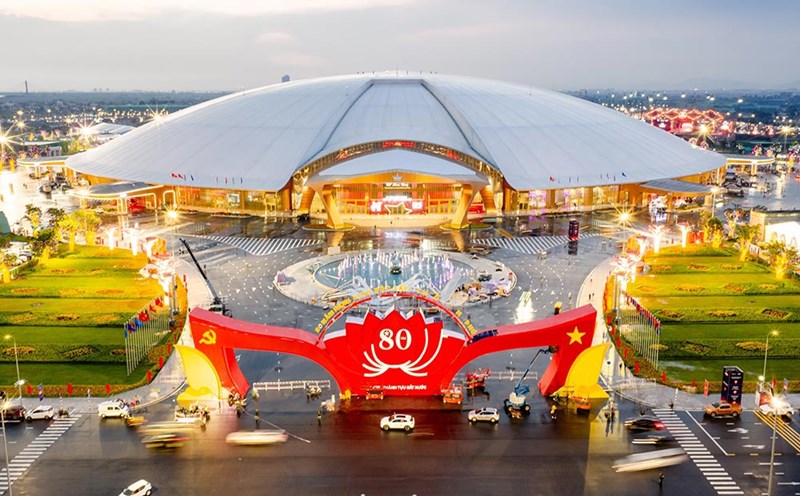The National Achievements Exhibition taking place at the Vietnam Exhibition Center (VEC) is expected to welcome 1.9 million visitors. Photo: VEC