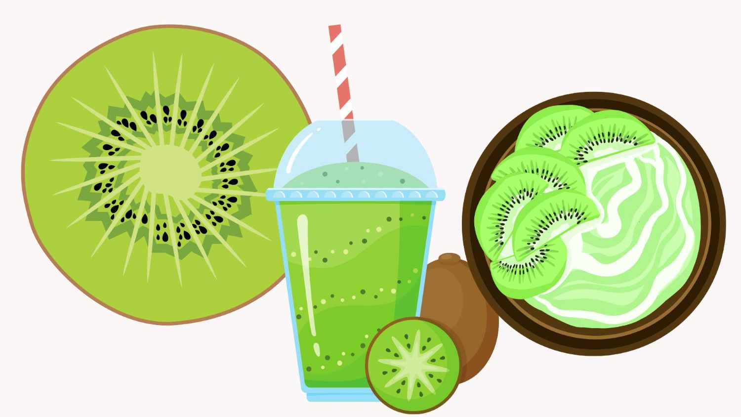 Eating kiwi helps improve sleep quality. Graphics: Thanh Thanh