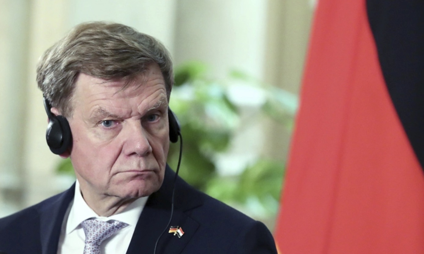 El ministro de Asuntos Exteriores aleman Johann Wadephul dijo que la seguridad de los paises balticos tambien es la seguridad de Alemania. Foto: Xinhua