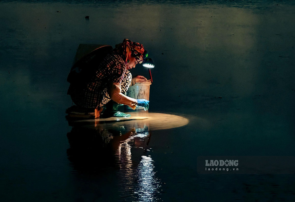Nguoi dan di bat oc mong tay tu to mo sang den khi mat troi moc. Anh: Trong Cung