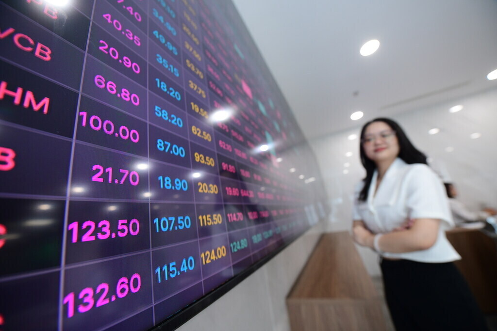 The stock market is having an impressive series of increasing points. Photo: Source: Kafi