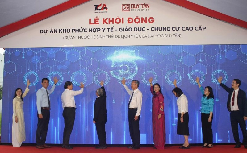 Da Nang launched the Medical - Education - Apartment Complex project worth over VND1,118 billion. Photo: Thanh Huyen