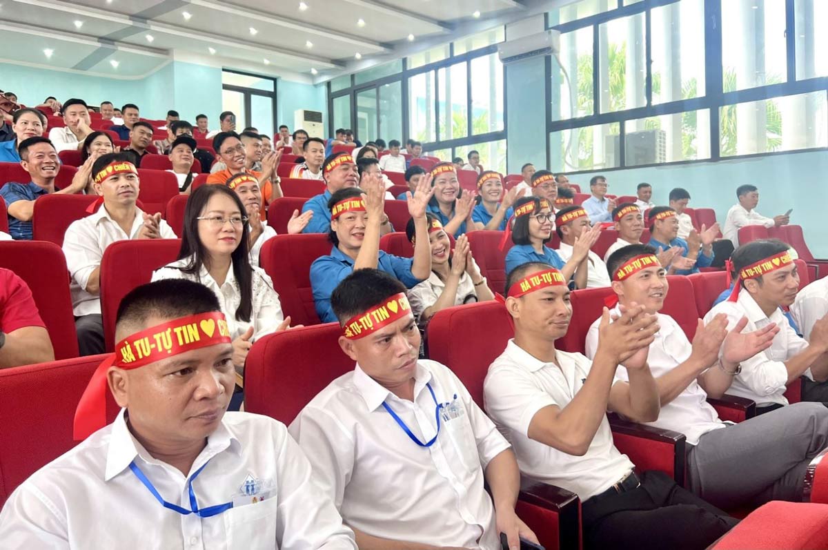 Hoi thi An toan ve sinh vien gioi lan thu 13, nam 2025 duoc to chuc tai Phan hieu Dao tao Huu Nghi, Truong Cao dang Than - Khoang san Viet Nam (phuong Uong Bi, tinh Quang Ninh). Anh: Cong doan TKV