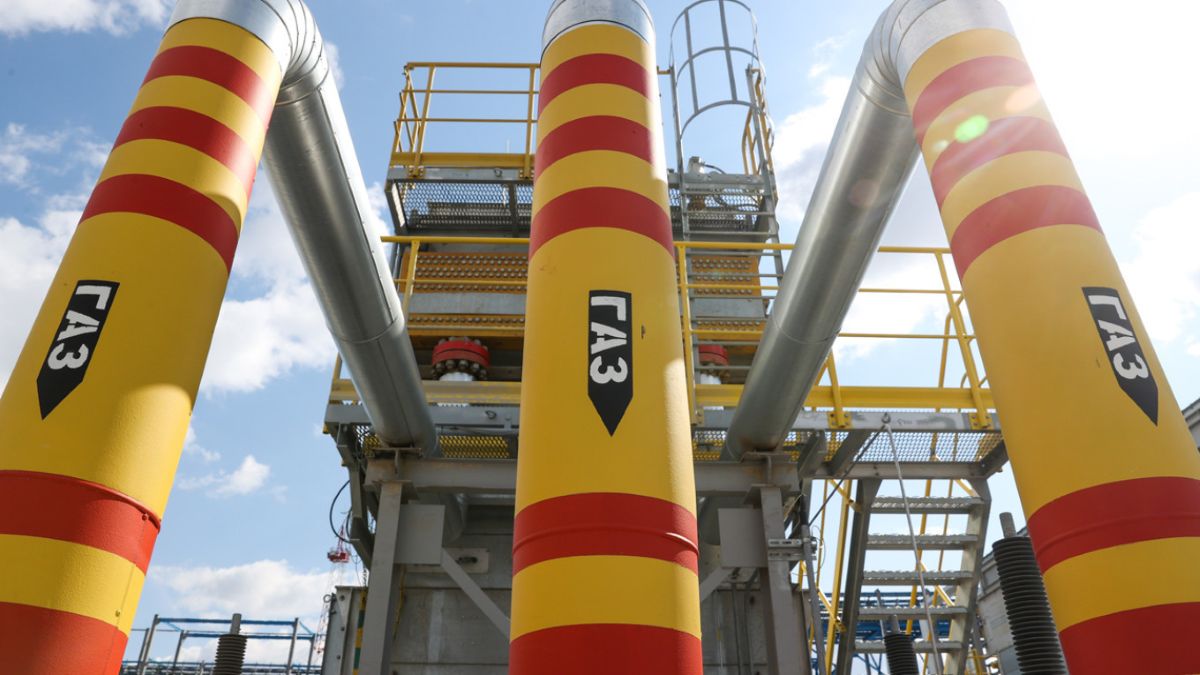 Mo dau khi Chayanda cua Gazprom. Anh: TASS