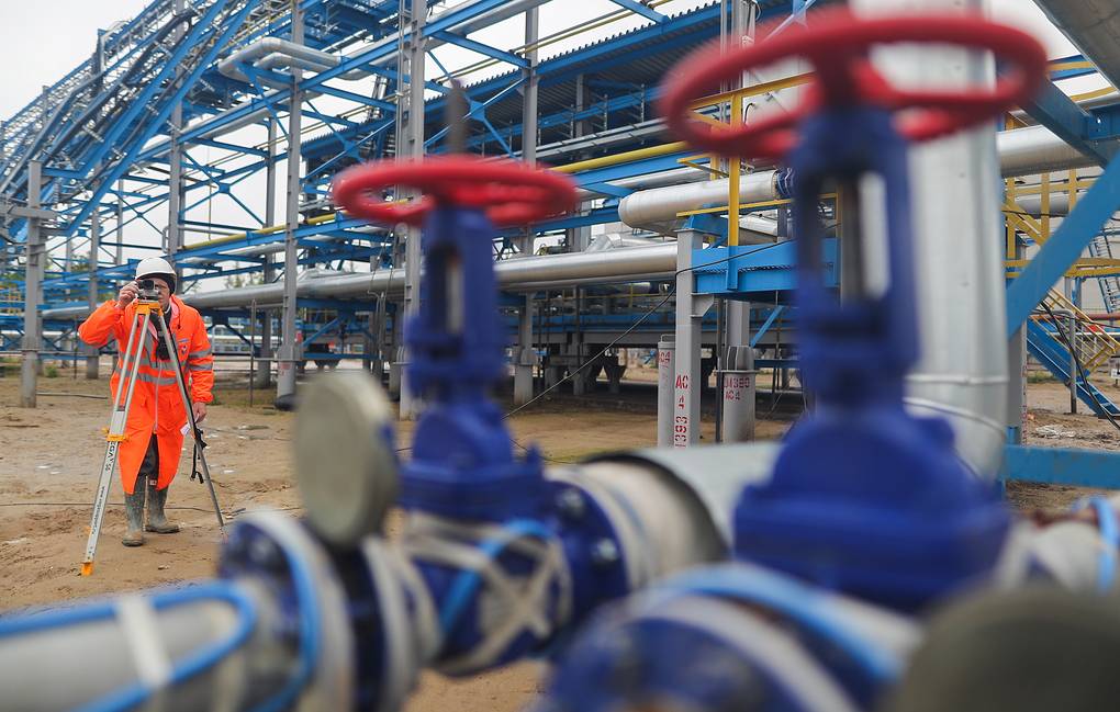 The Power of Siberia pipeline carries Russian gas to China. Photo: TASS