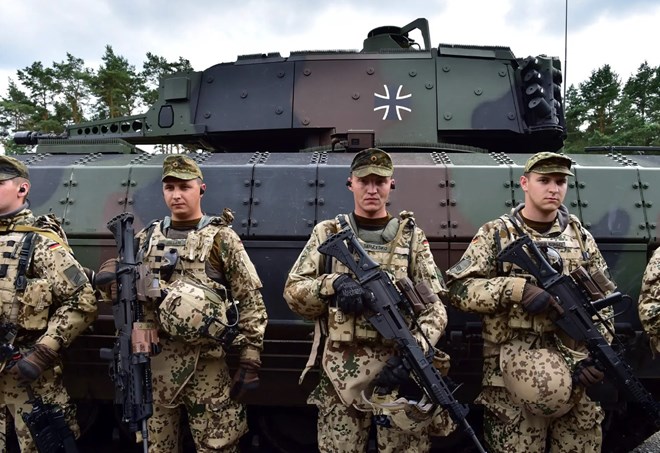 독일 군인. 사진: AFP