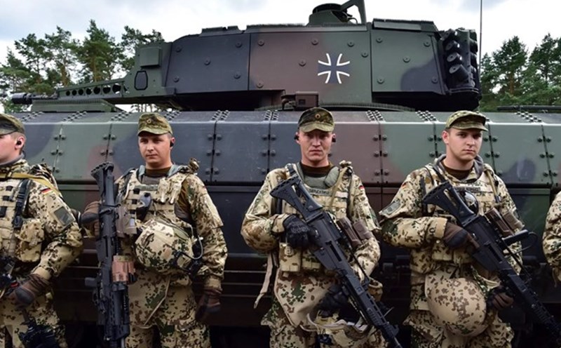 German soldier. Photo: AFP
