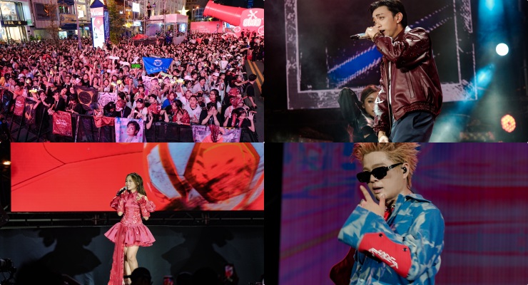 SOOBIN, Phuong My Chi, RHYDER exploded in the concert. Photo: Organizing Committee.